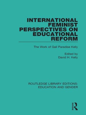 cover image of International Feminist Perspectives on Educational Reform
